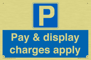 Pay & display charges apply